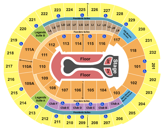 Kia Center Benson Boone Seating Chart